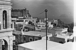 1964 Chora roofs towards Kastro