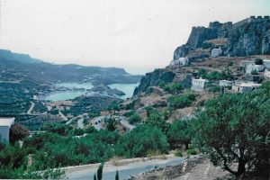 1966 view from Chora towards Kapsali